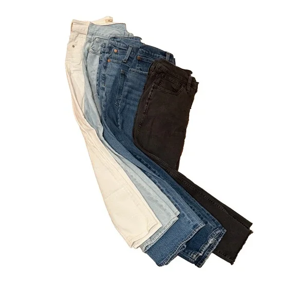 Madewell Perfect Vintage Jean Bundle Lot of 5 Petite 26P 27P •‎ SOLD OUT Styles - Picture 2 of 16